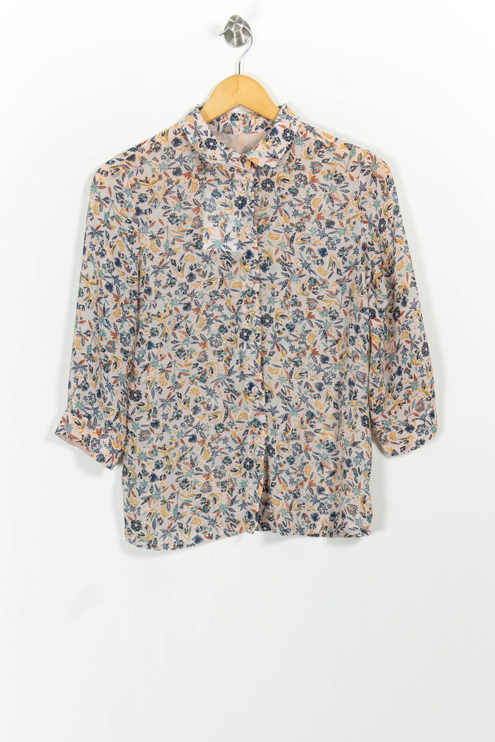 Chemise Fleurie Multicolore - Taille XS/34 de la marque Sessùn | PARAD102683 - Vendu par Paradigme - Image 2
