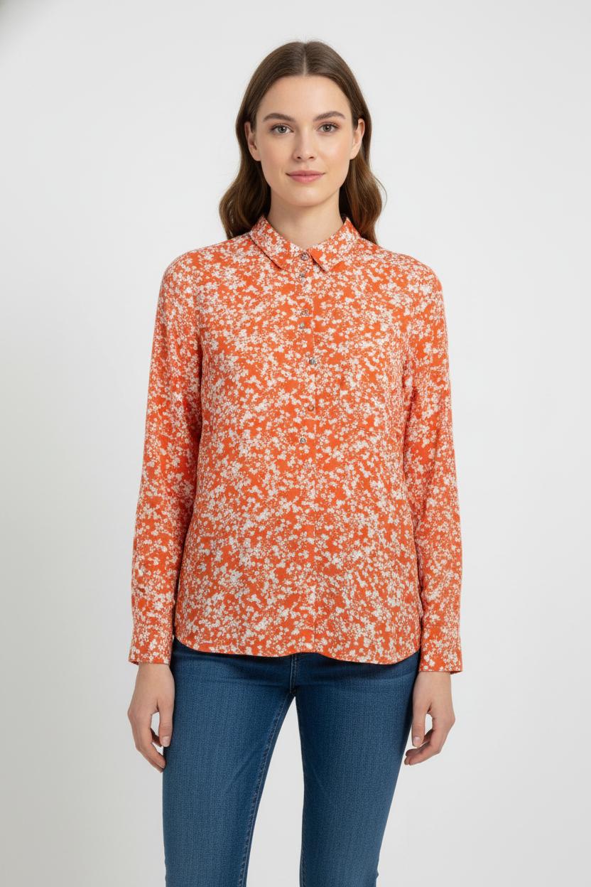 Chemise Rouge et Blanche - Taille XS/34 de la marque Suncoo | PARAD102686 - Vendu par Paradigme - Image 1