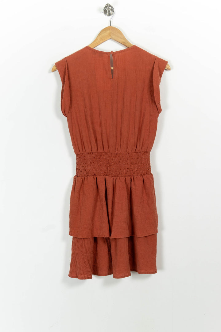 Robe Courte Orange - Taille XS/34 de la marque Suncoo | PARAD102688 - Vendu par Paradigme - Image 4