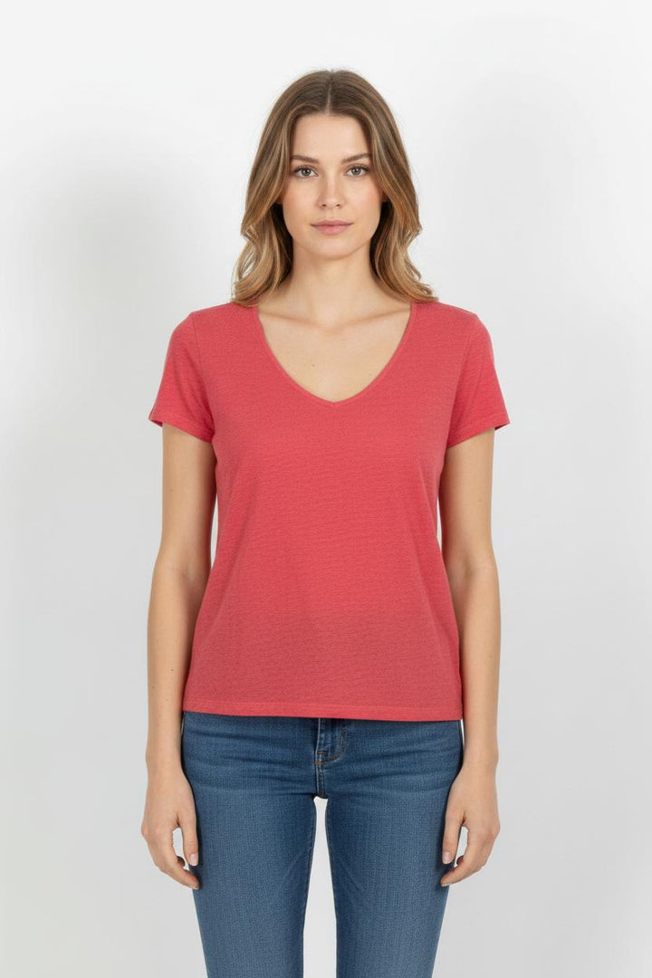Tee-shirt Rose - Taille XS/34 de la marque ZAPA | PARAD102690 - Vendu par Paradigme - Image 1