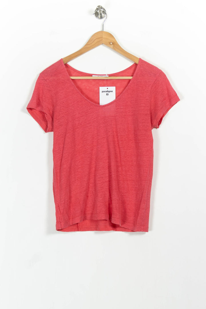 Tee-shirt Rose - Taille XS/34 de la marque ZAPA | PARAD102690 - Vendu par Paradigme - Image 2