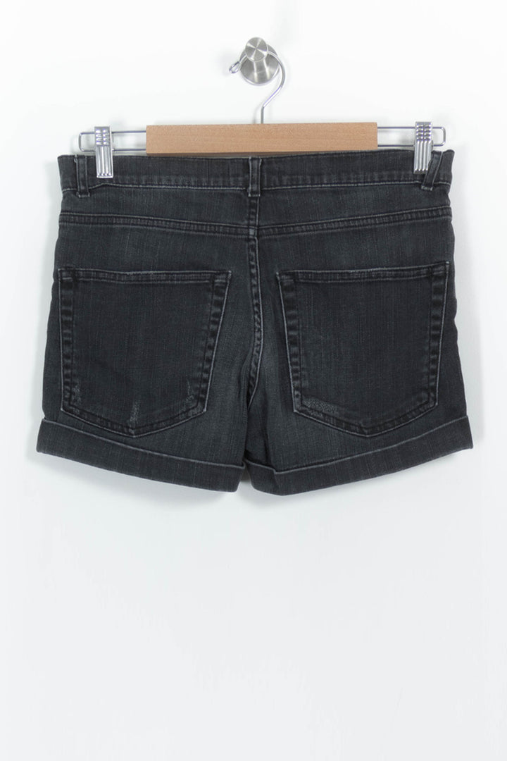 Short en Jean Noir - Taille S/36 de la marque The Kooples | PARAD102693 - Vendu par Paradigme - Image 4