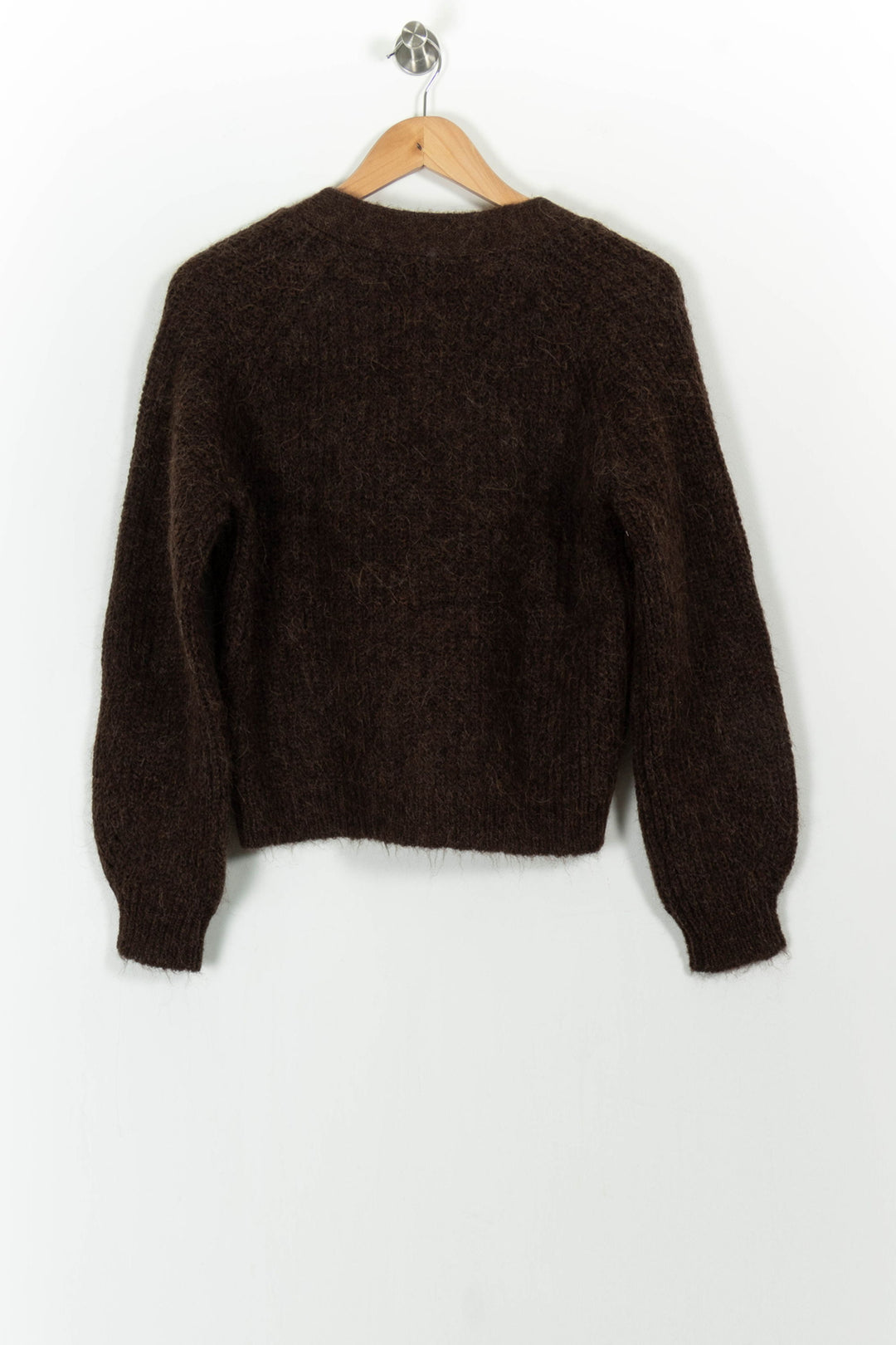 Cardigan Marron - Taille XS/34 de la marque Grace & Mila | PARAD102699 - Vendu par Paradigme - Image 4