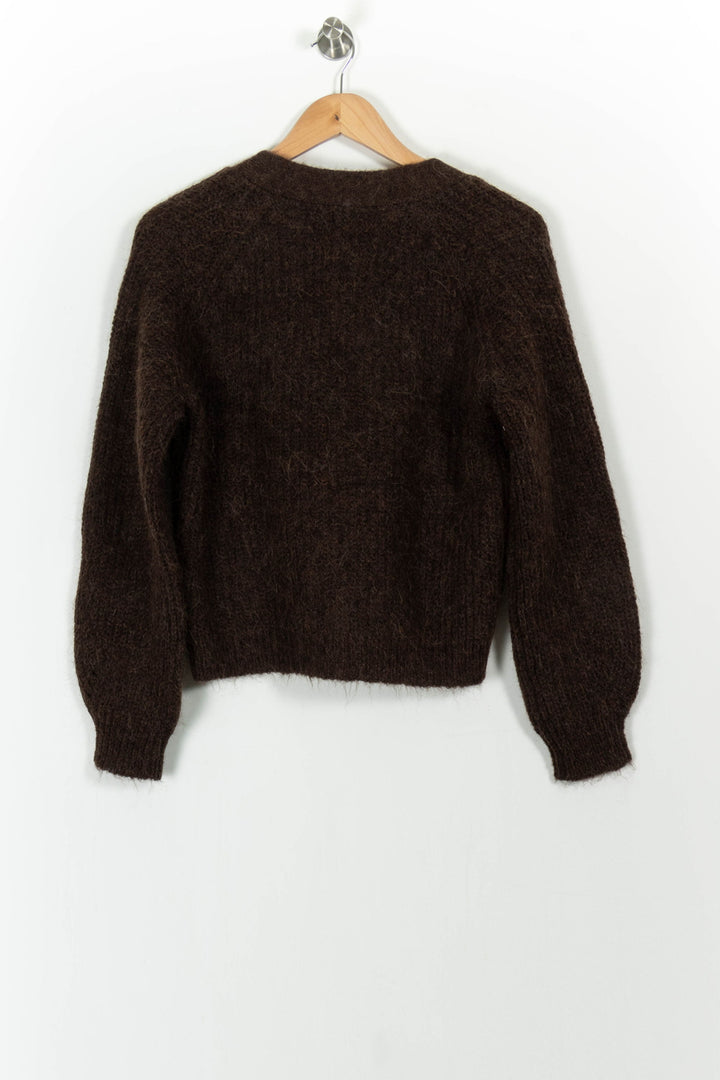 Cardigan Marron - Taille XS/34 de la marque Grace & Mila | PARAD102699 - Vendu par Paradigme - Image 4
