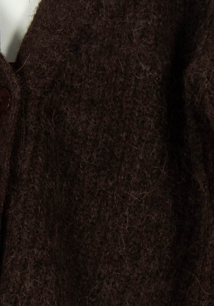 Cardigan Marron - Taille XS/34 de la marque Grace & Mila | PARAD102699 - Vendu par Paradigme - Image 3