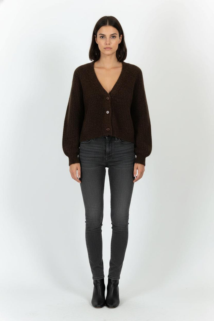 Cardigan Marron - Taille XS/34 de la marque Grace & Mila | PARAD102699 - Vendu par Paradigme - Image 1