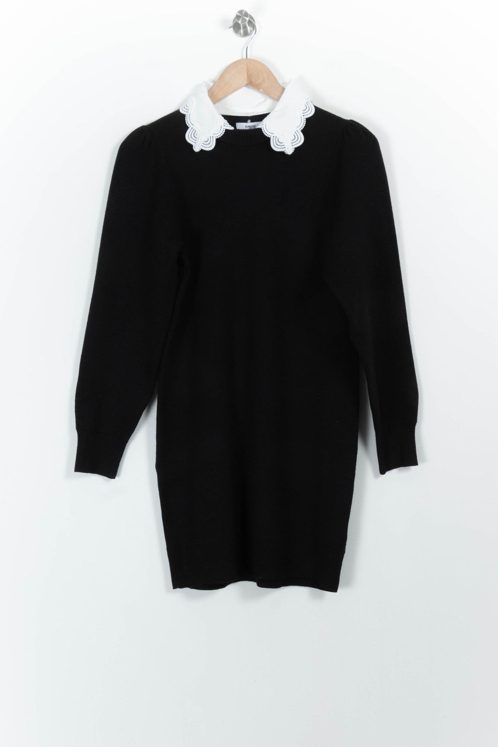 Robe Pull Noire et Blanche - Taille XS/34 de la marque Suncoo | PARAD102700 - Vendu par Paradigme - Image 2
