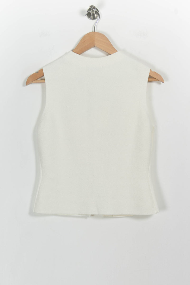 Gilet Blanc - Taille XS/34 de la marque COS | PARAD102704 - Vendu par Paradigme - Image 4