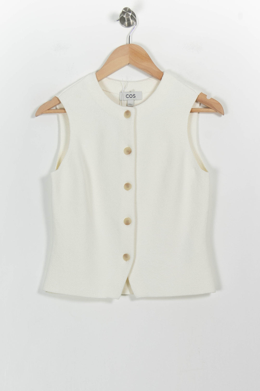 Gilet Blanc - Taille XS/34 de la marque COS | PARAD102704 - Vendu par Paradigme - Image 2