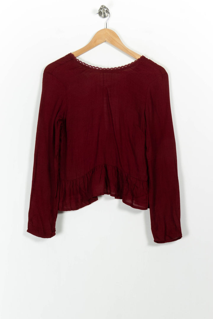 Blouse Bordeaux - Taille XS/34 de la marque Karl Marc John | PARAD102708 - Vendu par Paradigme - Image 2