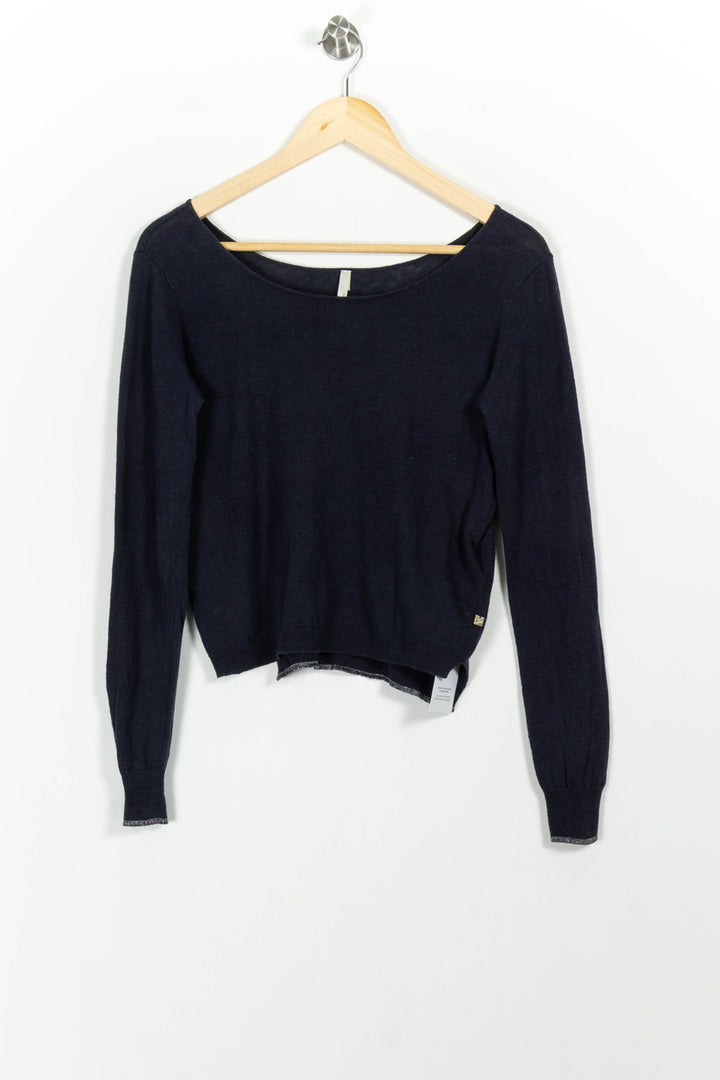 Pull Bleu - Taille S/36 de la marque I.Code | PARAD102709 - Vendu par Paradigme - Image 2