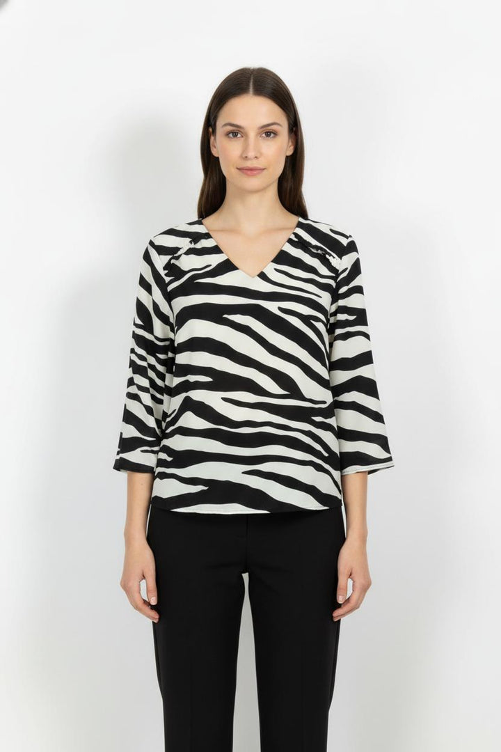 Blouse Noire et Blanche - Taille XXL/44 de la marque Liu Jo | PARAD102711 - Vendu par Paradigme - Image 1