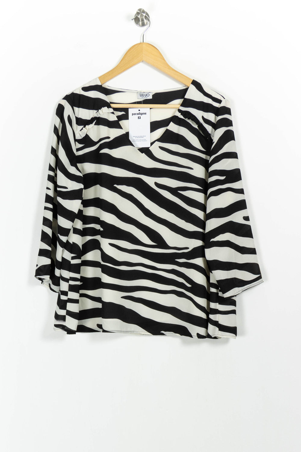 Blouse Noire et Blanche - Taille XXL/44 de la marque Liu Jo | PARAD102711 - Vendu par Paradigme - Image 2