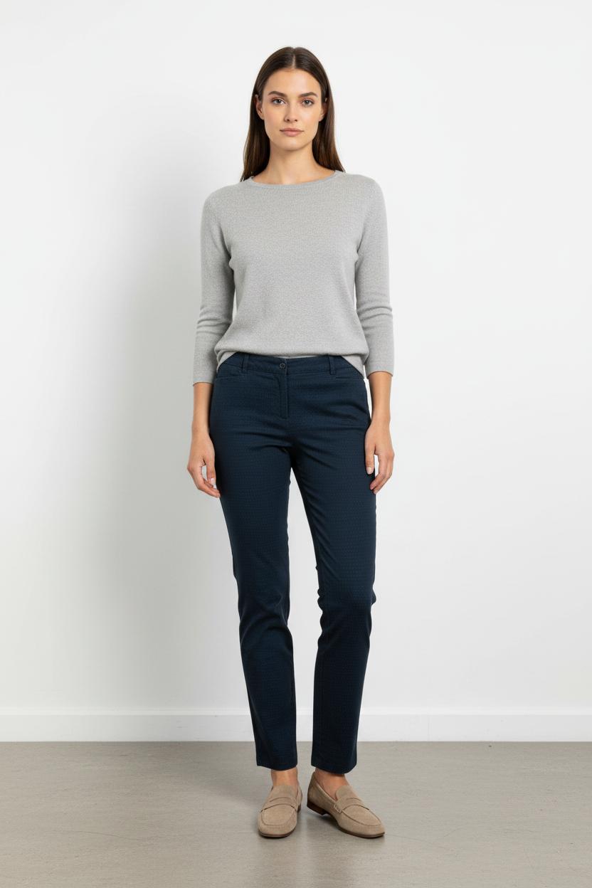 Pantalon Chino Bleu - Taille L/40 de la marque Maison 123 | PARAD102715 - Vendu par Paradigme - Image 1