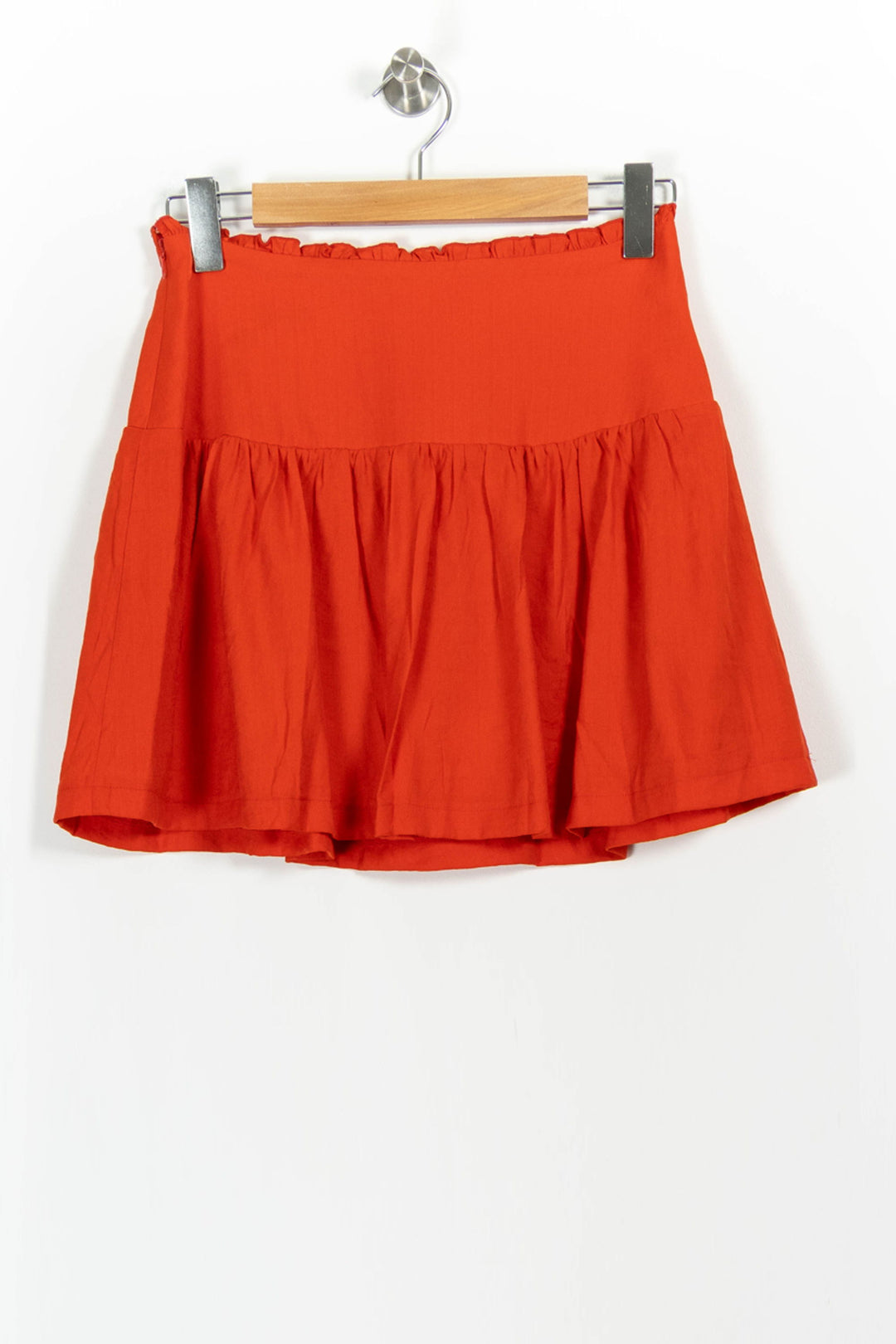 Jupe Courte Orange - Taille M/38 de la marque Grace & Mila | PARAD102717 - Vendu par Paradigme - Image 4