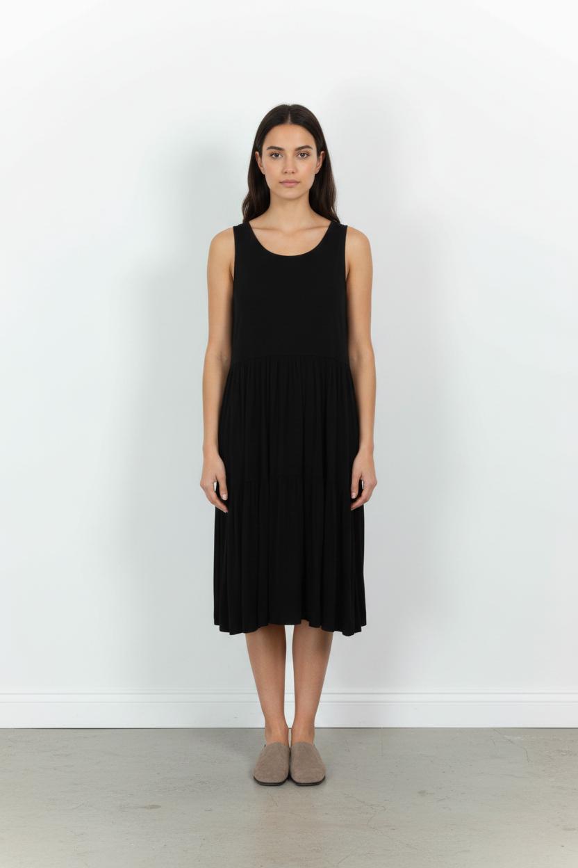 Robe Midi Noire - Taille XL/42 de la marque Stella Forest | PARAD102721 - Vendu par Paradigme - Image 1