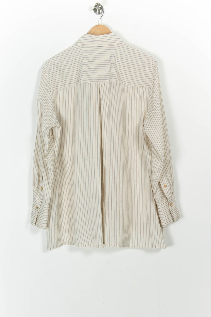 Chemise Rayée Beige - Taille XXL/44 de la marque Momoni | PARAD102728 - Vendu par Paradigme - Image 4