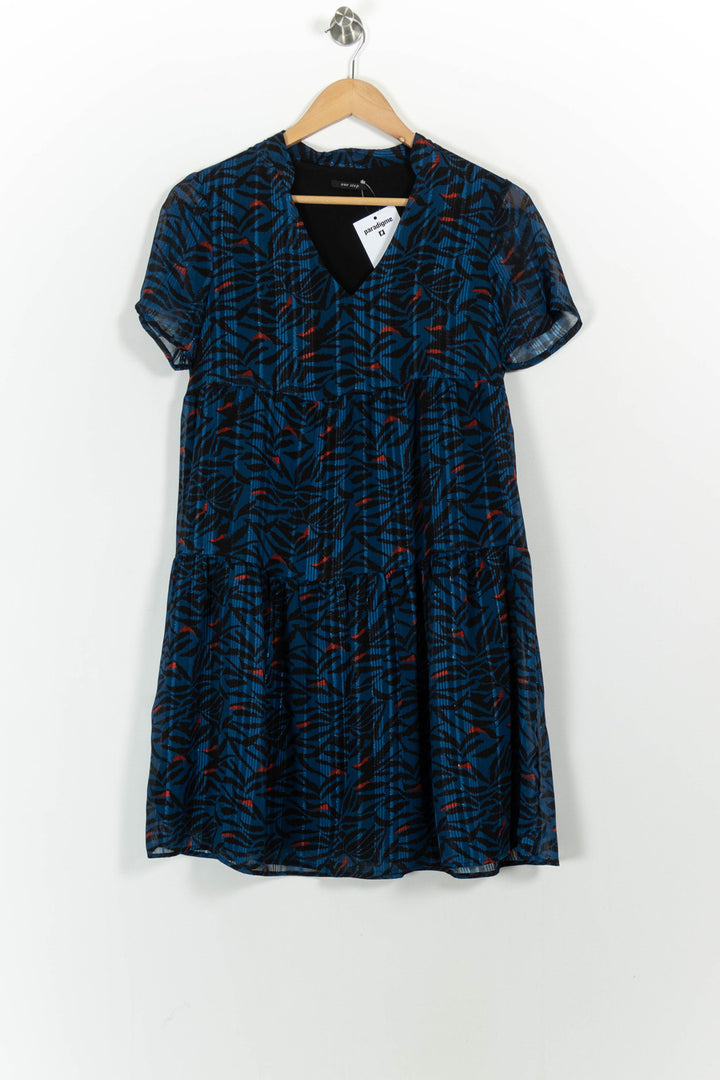 Robe Courte Bleue et Noire - Taille XS/34 de la marque One Step | PARAD102730 - Vendu par Paradigme - Image 2