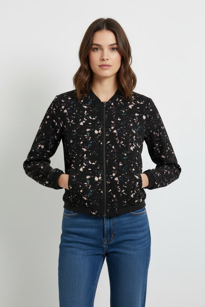Blouson Noir et Rose - Taille XS/34 de la marque I.Code | PARAD102731 - Vendu par Paradigme - Image 1