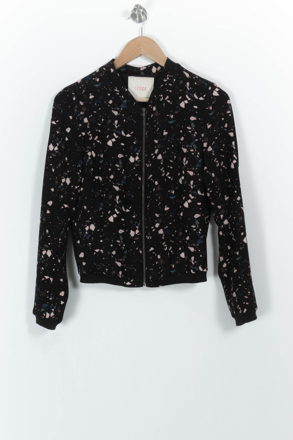 Blouson Noir et Rose - Taille XS/34 de la marque I.Code | PARAD102731 - Vendu par Paradigme - Image 2