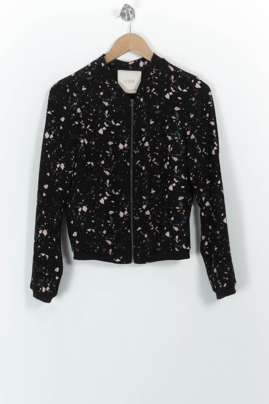 Blouson Noir et Rose - Taille XS/34 de la marque I.Code | PARAD102731 - Vendu par Paradigme - Image 2