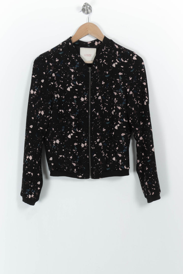 Blouson Noir et Rose - Taille XS/34 de la marque I.Code | PARAD102731 - Vendu par Paradigme - Image 2