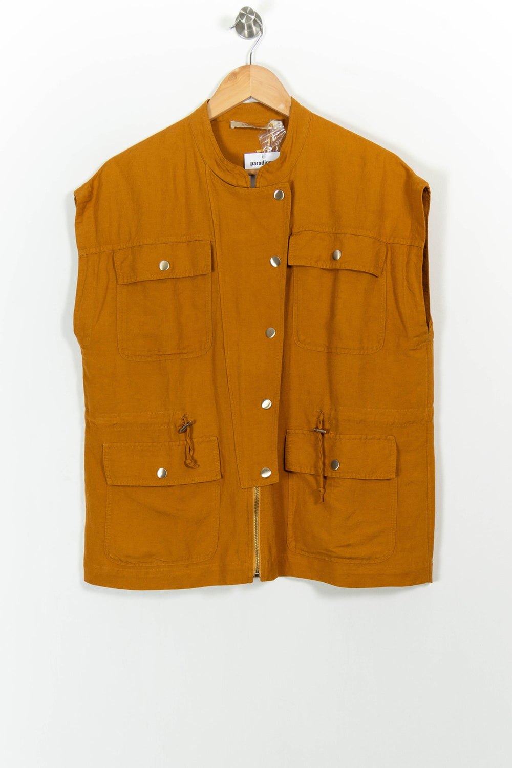 Gilet Orange - Taille XL/42 de la marque La Fée Maraboutée | PARAD102732 - Vendu par Paradigme - Image 2