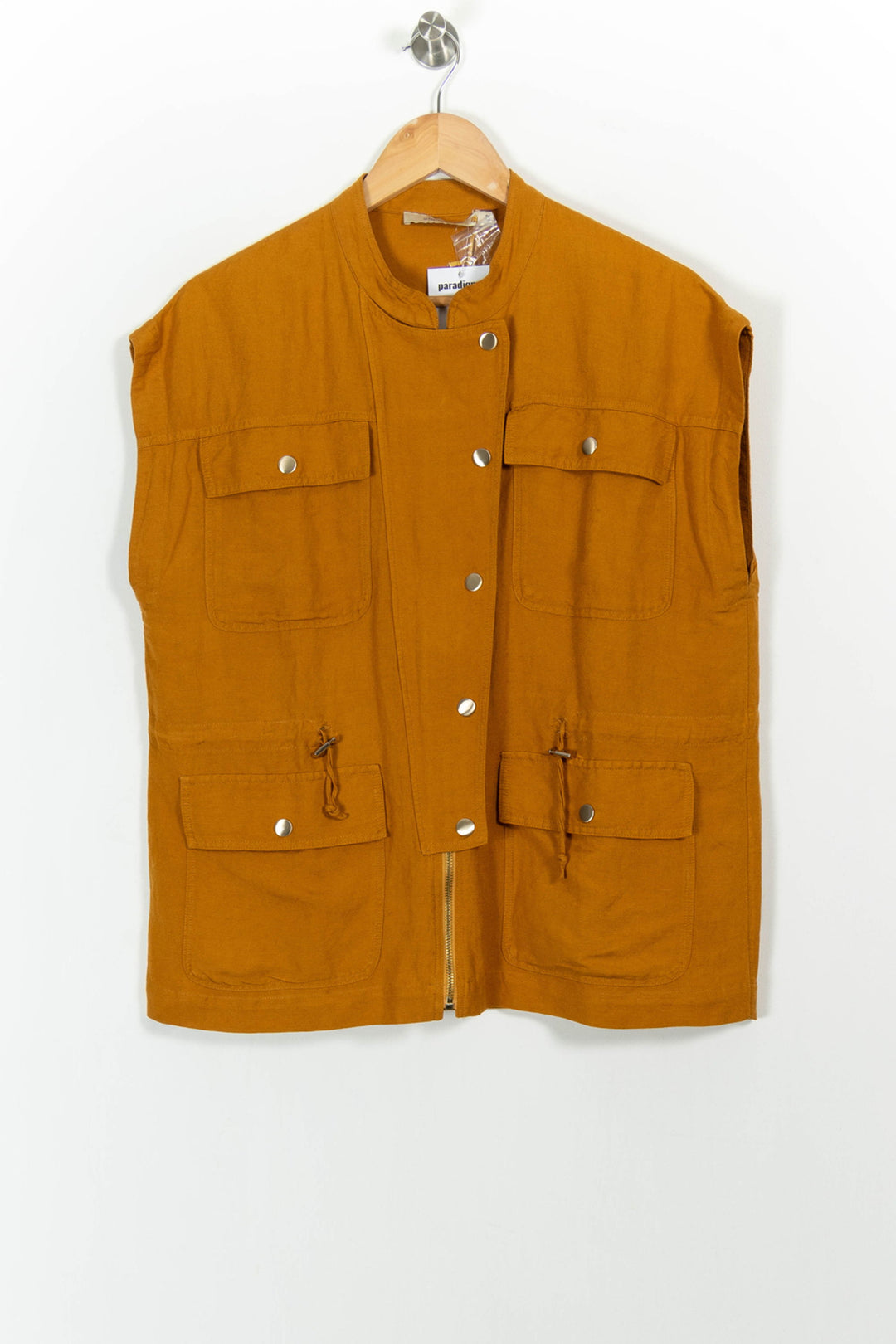 Gilet Orange - Taille XL/42 de la marque La Fée Maraboutée | PARAD102732 - Vendu par Paradigme - Image 2
