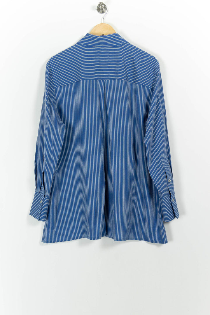 Chemise Rayée Bleue - Taille XXL/44 de la marque Momoni | PARAD102735 - Vendu par Paradigme - Image 4