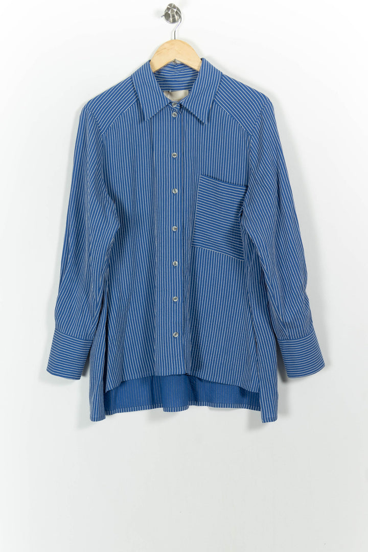 Chemise Rayée Bleue - Taille XXL/44 de la marque Momoni | PARAD102735 - Vendu par Paradigme - Image 2
