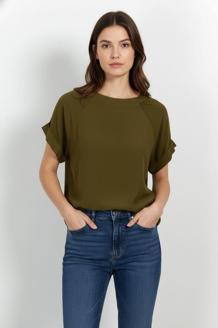 Blouse Verte - Taille XXL/44 de la marque La Fée Maraboutée | PARAD102736 - Vendu par Paradigme - Image 1