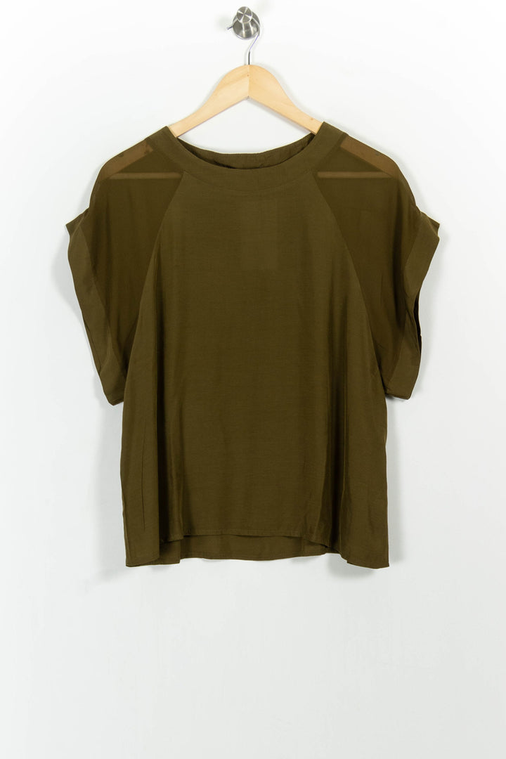 Blouse Verte - Taille XXL/44 de la marque La Fée Maraboutée | PARAD102736 - Vendu par Paradigme - Image 2