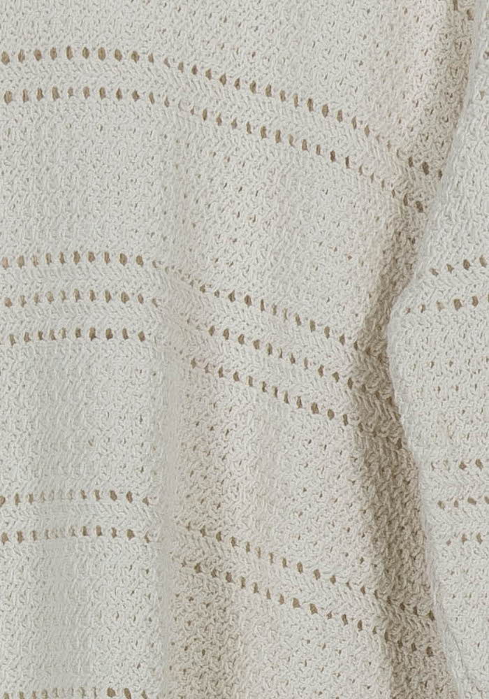 Pull Blanc - Taille XL/42 de la marque La Fée Maraboutée | PARAD102739 - Vendu par Paradigme - Image 3