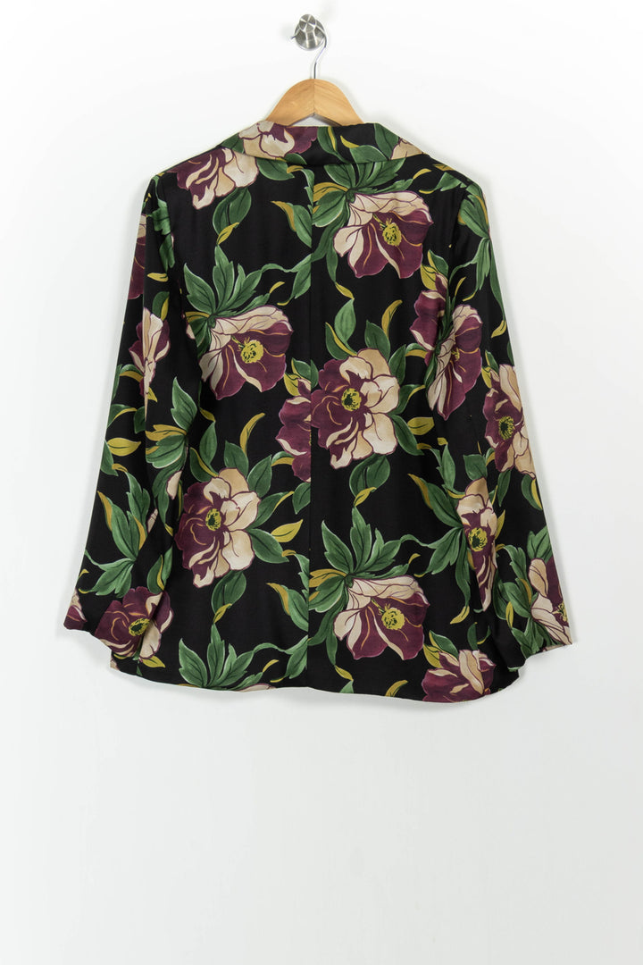 Blazer Vert et Noir - Taille XL/42 de la marque La Fée Maraboutée | PARAD102740 - Vendu par Paradigme - Image 4
