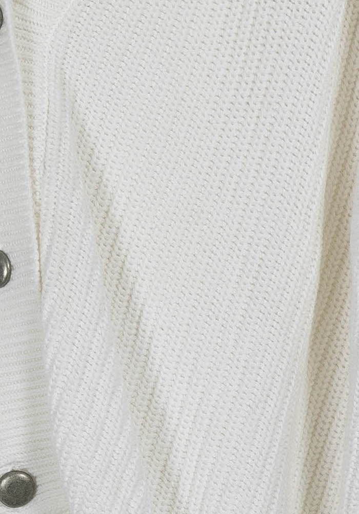 Cardigan Blanc et Noir - Taille XL/42 de la marque I.Code | PARAD102741 - Vendu par Paradigme - Image 3