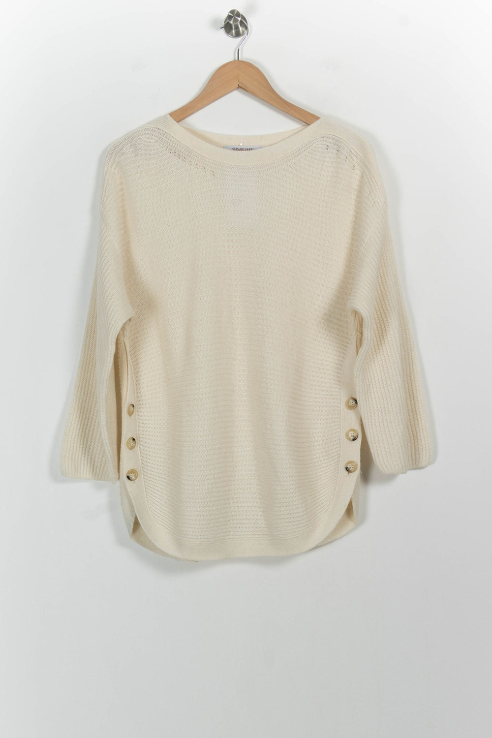 Pull Blanc - Taille L/40 de la marque Gerard Darel | PARAD102742 - Vendu par Paradigme - Image 2