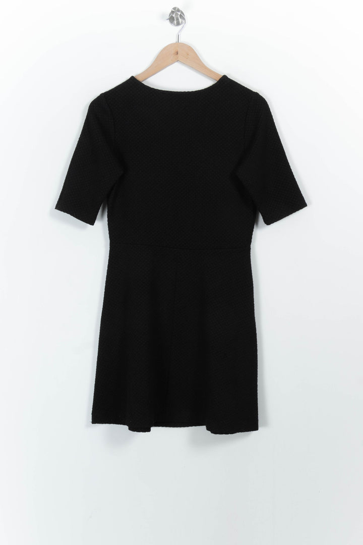 Robe Noire - Taille S/36 de la marque La Fée Maraboutée | PARAD102743 - Vendu par Paradigme - Image 4