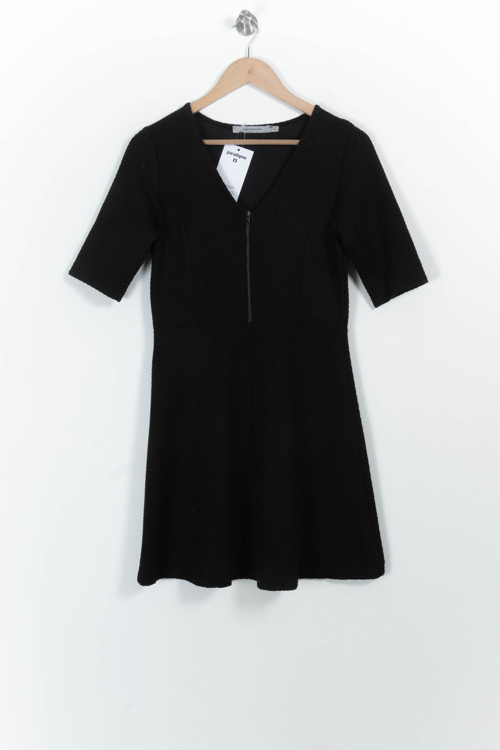 Robe Noire - Taille S/36 de la marque La Fée Maraboutée | PARAD102743 - Vendu par Paradigme - Image 2