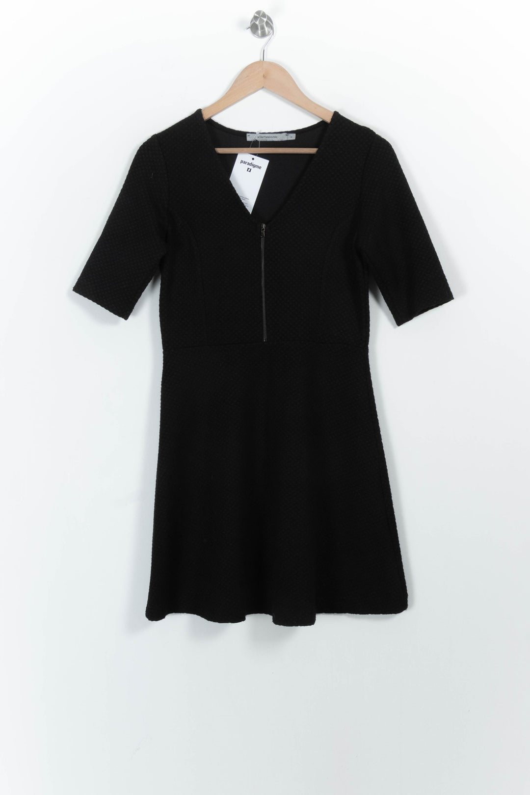 Robe Noire - Taille S/36 de la marque La Fée Maraboutée | PARAD102743 - Vendu par Paradigme - Image 2
