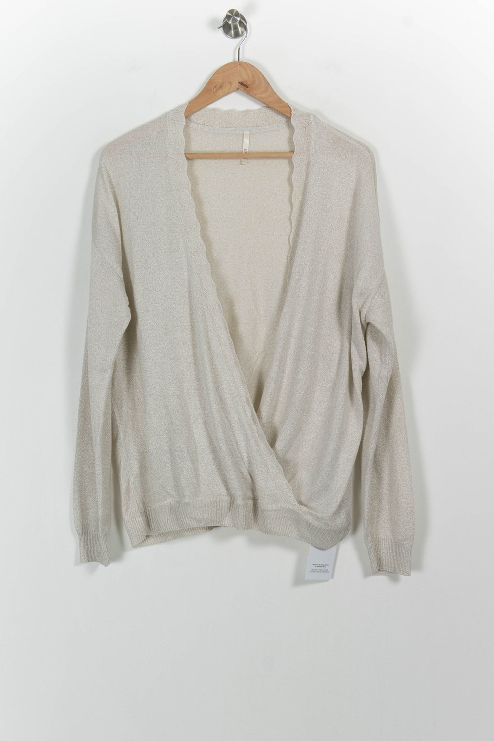 Cardigan Blanc - Taille XL/42 de la marque I.Code | PARAD102745 - Vendu par Paradigme - Image 2