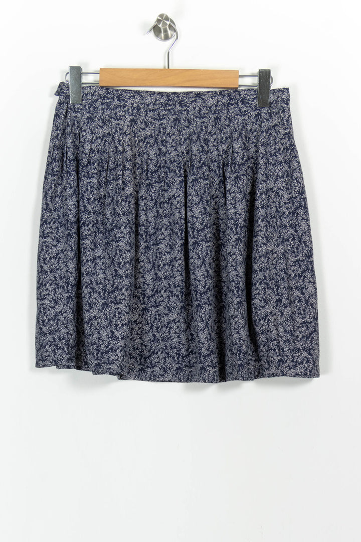 Jupe Plissée Bleue et Blanche - Taille L/40 de la marque Comptoir des Cotonniers | PARAD102748 - Vendu par Paradigme - Image 4