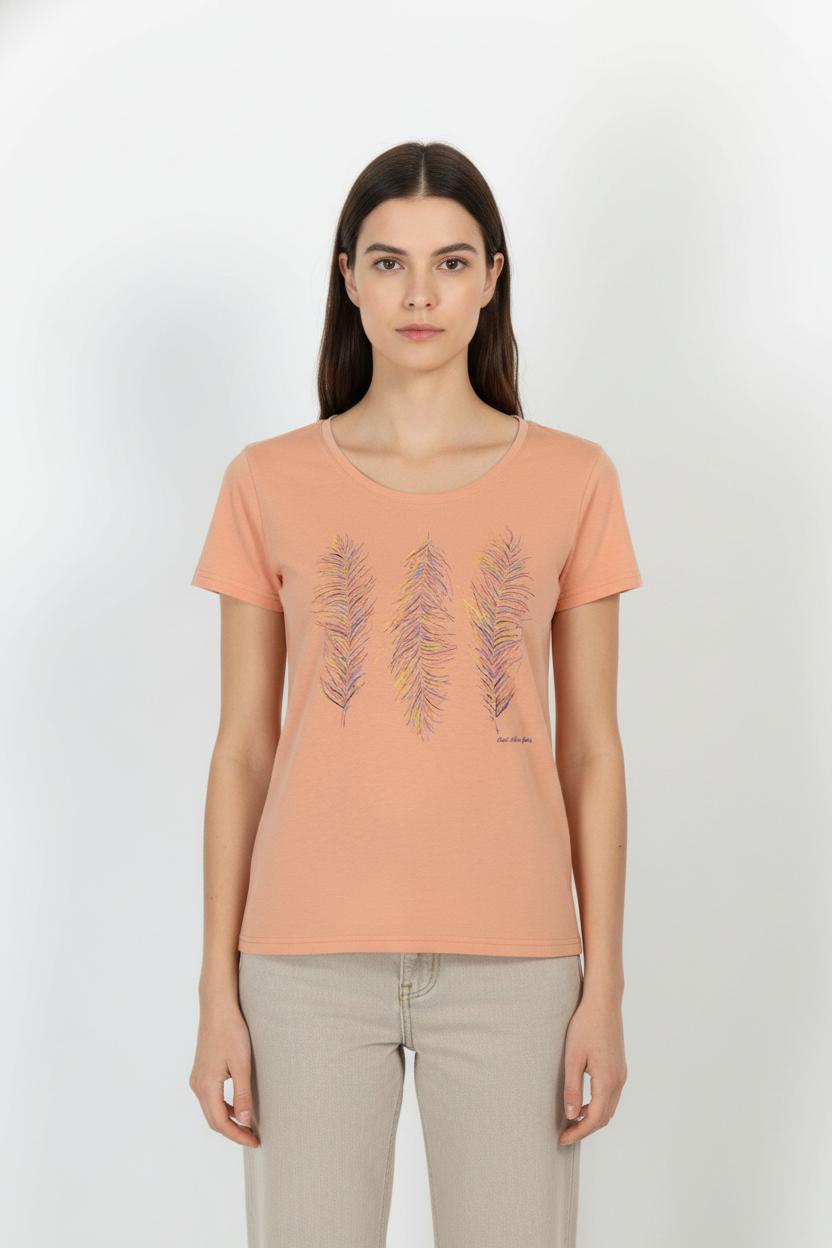 Tee-shirt Orange - Taille XS/34 de la marque Karl Marc John | PARAD102756 - Vendu par Paradigme - Image 1