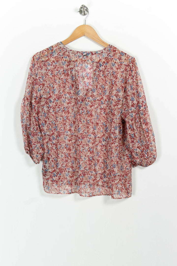 Blouse Rose et Bleu - Taille L/40 de la marque IKKS | PARAD102762 - Vendu par Paradigme - Image 4