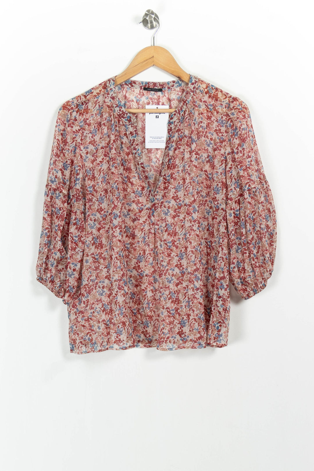 Blouse Rose et Bleu - Taille L/40 de la marque IKKS | PARAD102762 - Vendu par Paradigme - Image 2