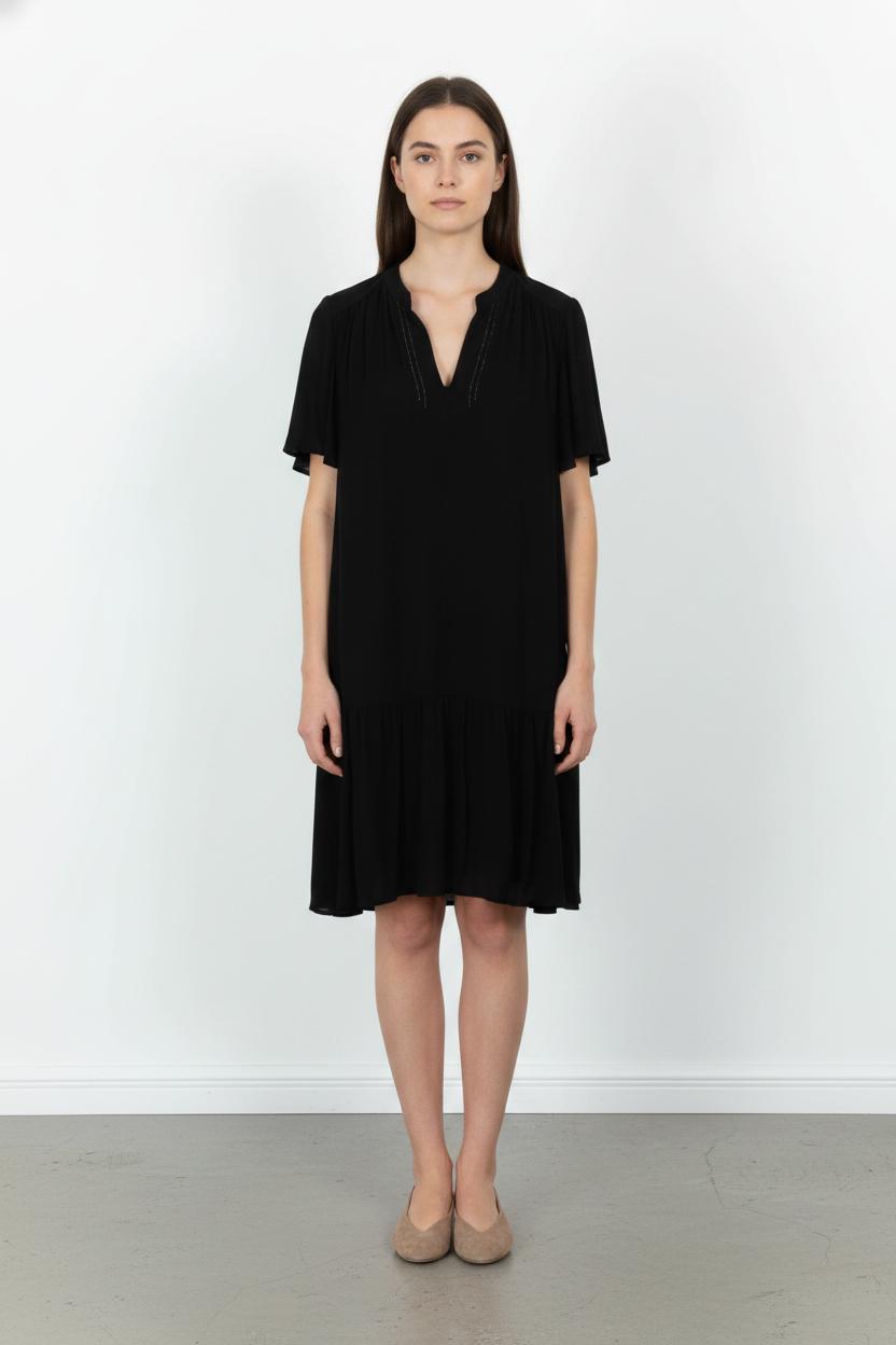 Robe Noire - Taille L/40 de la marque IKKS | PARAD102763 - Vendu par Paradigme - Image 1