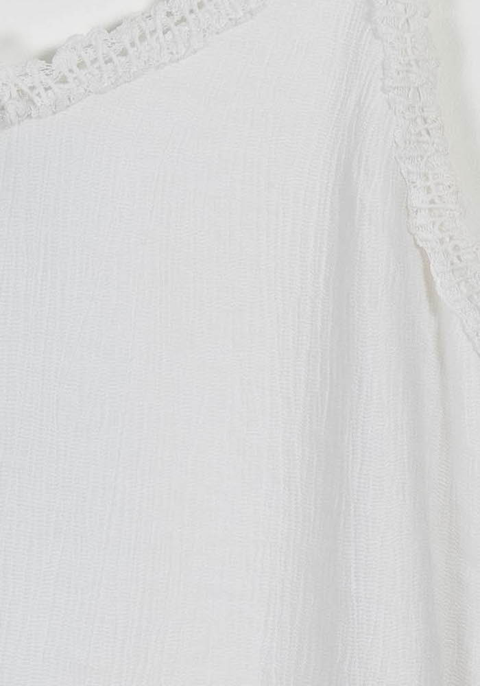 Caraco Blanc - Taille M/38 de la marque Suncoo | PARAD102765 - Vendu par Paradigme - Image 3