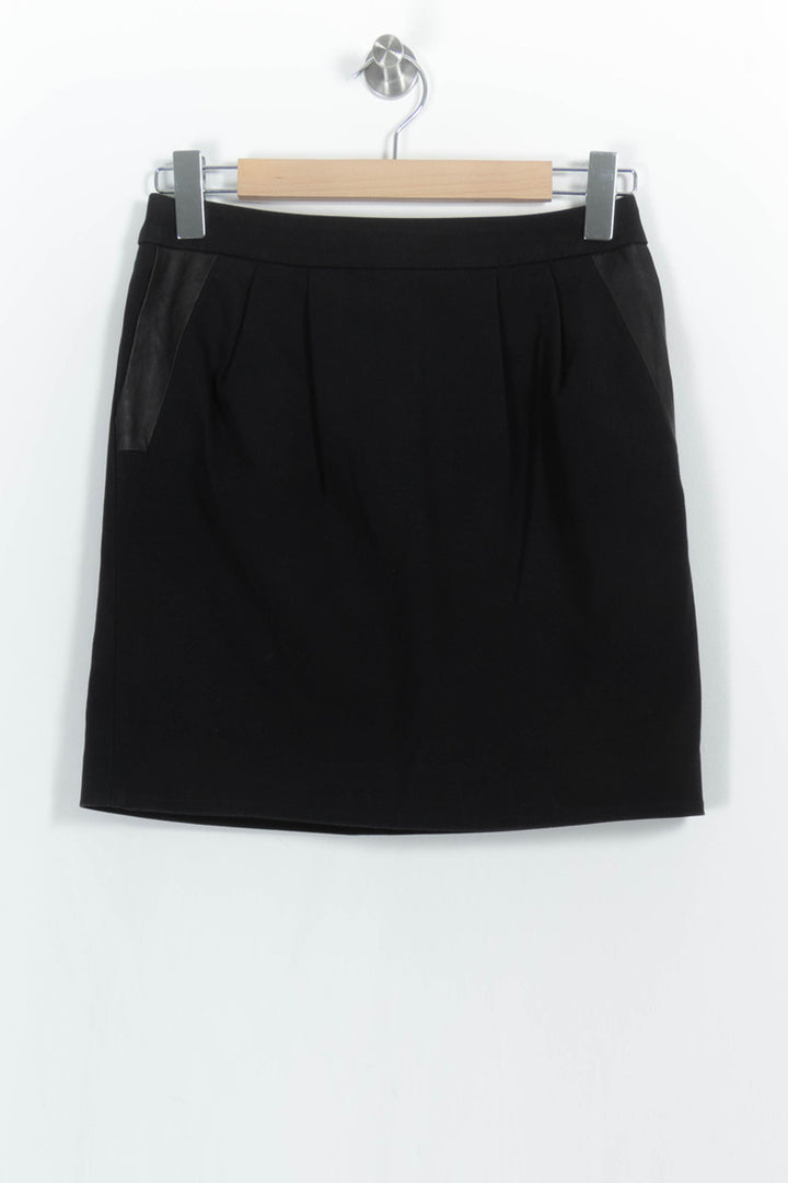 Jupe Courte Noire - Taille M/38 de la marque ZAPA | PARAD102766 - Vendu par Paradigme - Image 2