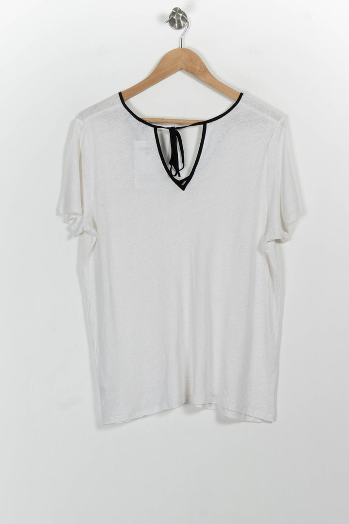 Tee-shirt Blanc et Noir - Taille XL/42 de la marque One Step | PARAD102768 - Vendu par Paradigme - Image 4