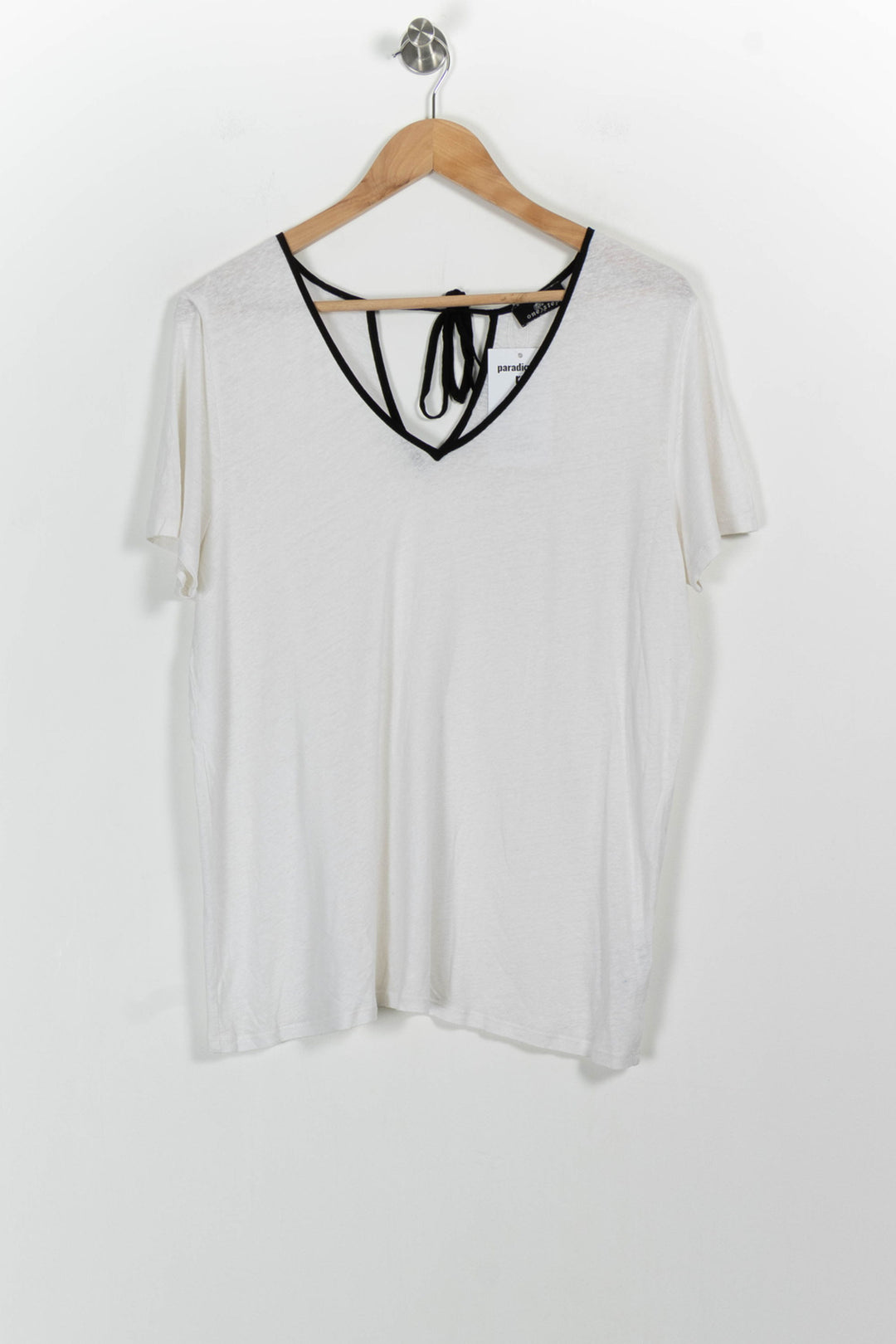 Tee-shirt Blanc et Noir - Taille XL/42 de la marque One Step | PARAD102768 - Vendu par Paradigme - Image 2