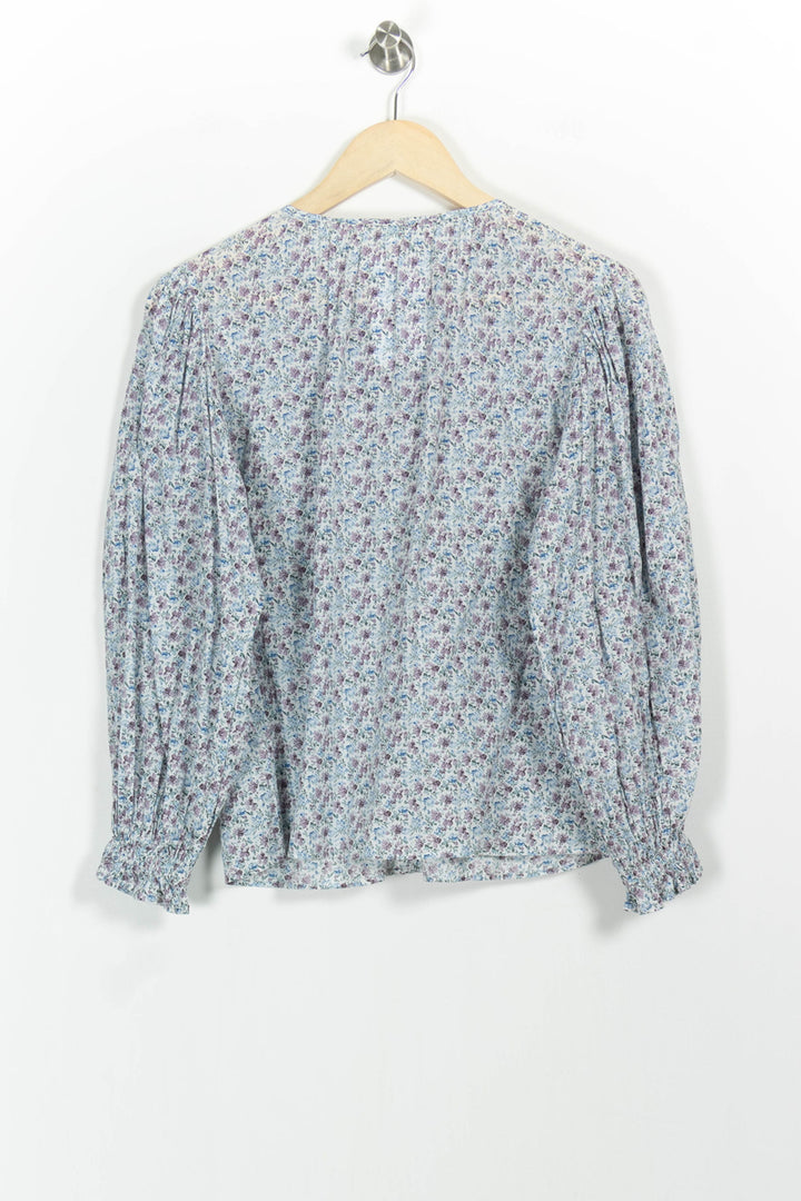 Blouse Bleue et Violette - Taille XS/34 de la marque Louise Misha | PARAD102773 - Vendu par Paradigme - Image 4
